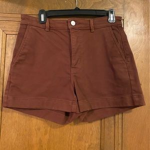 Everlane Cotton Twill Short in Rosewood